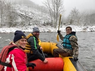 Rafting d’hiver en Ardenne