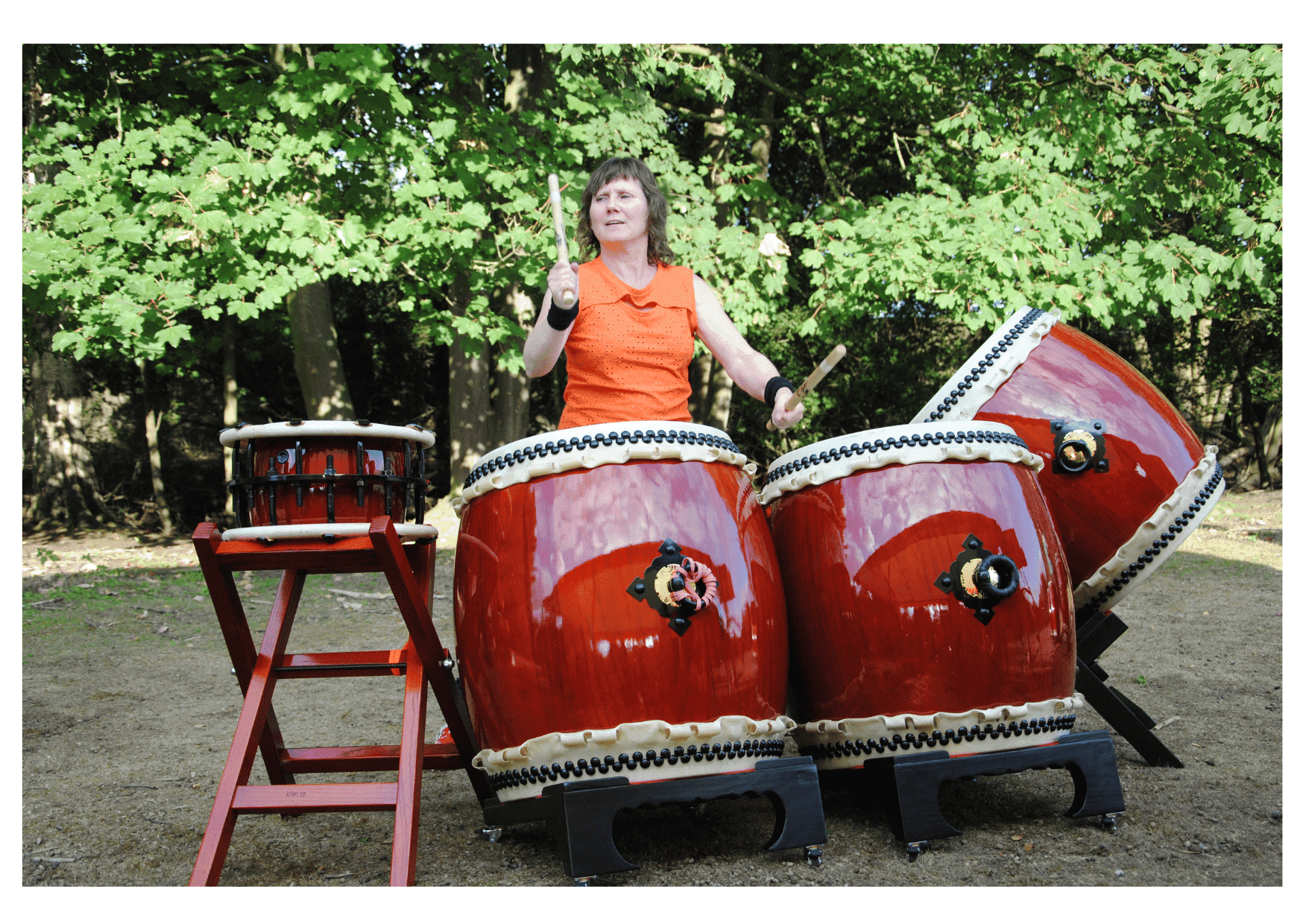 Taiko (Japans drummen) & Sumi-e (Japans inktschilderen)