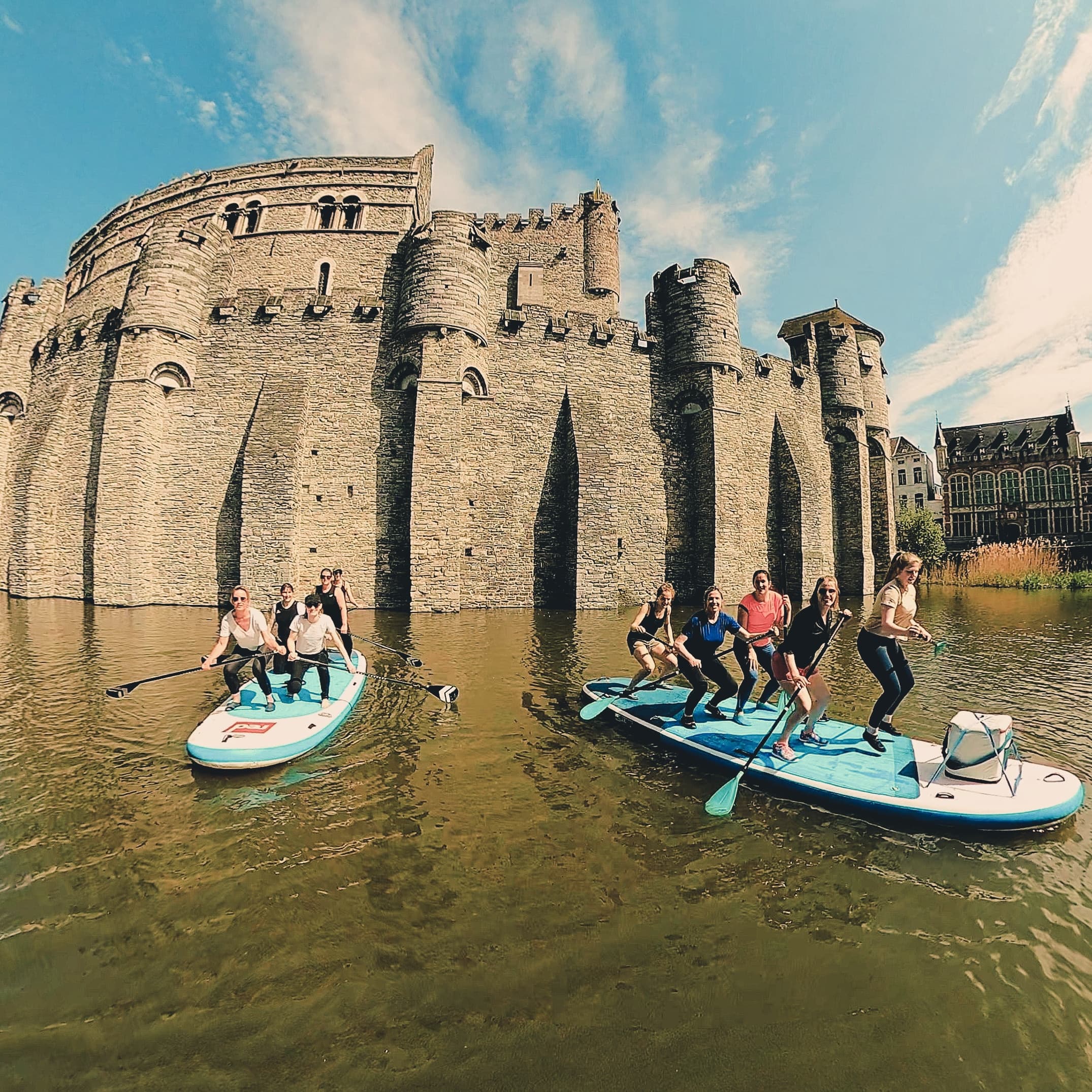 SUP tour Ghent