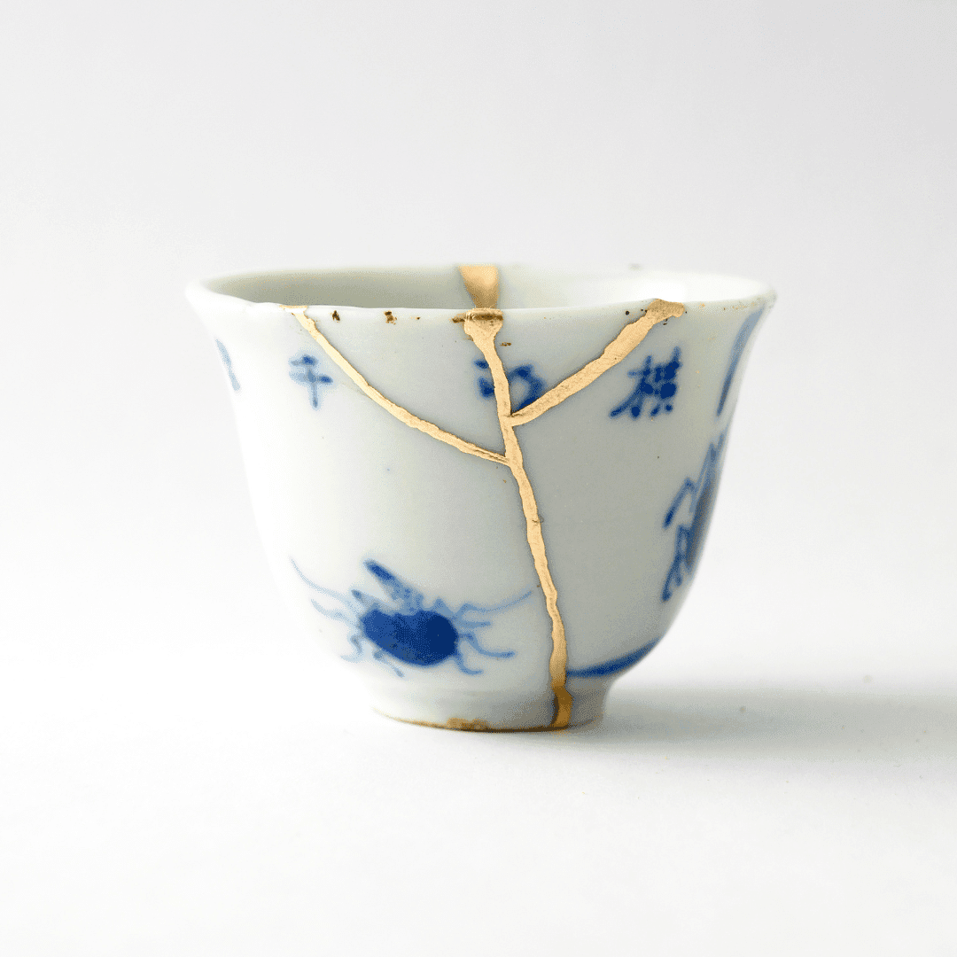Kintsugi - aardewerk met een gouden randje