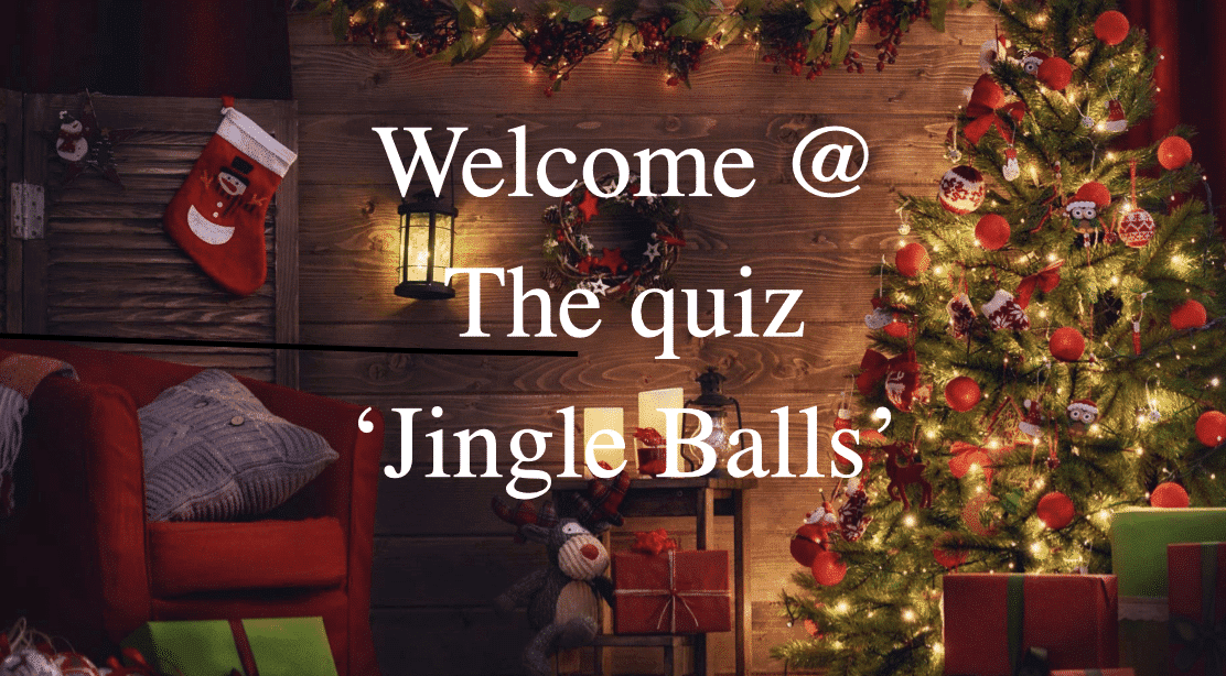 Online kerstquiz Jingle Balls header image
